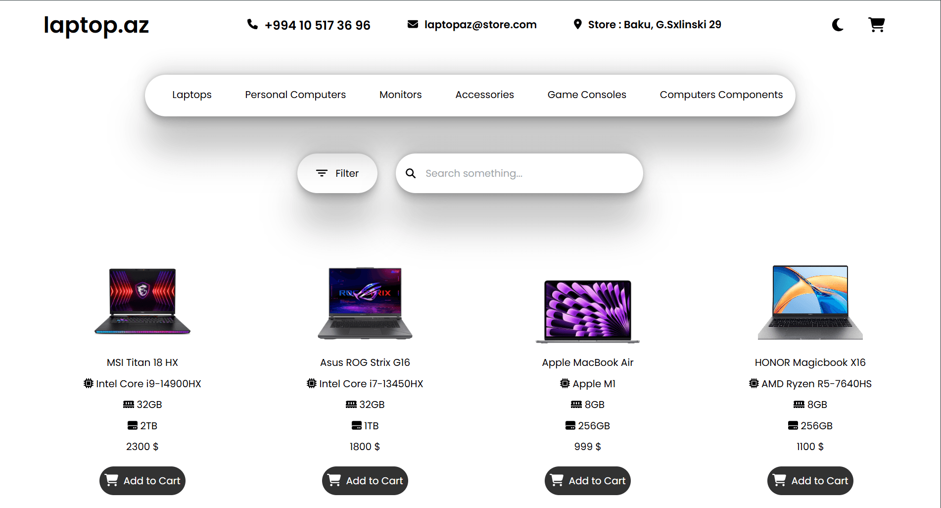 Laptop Store